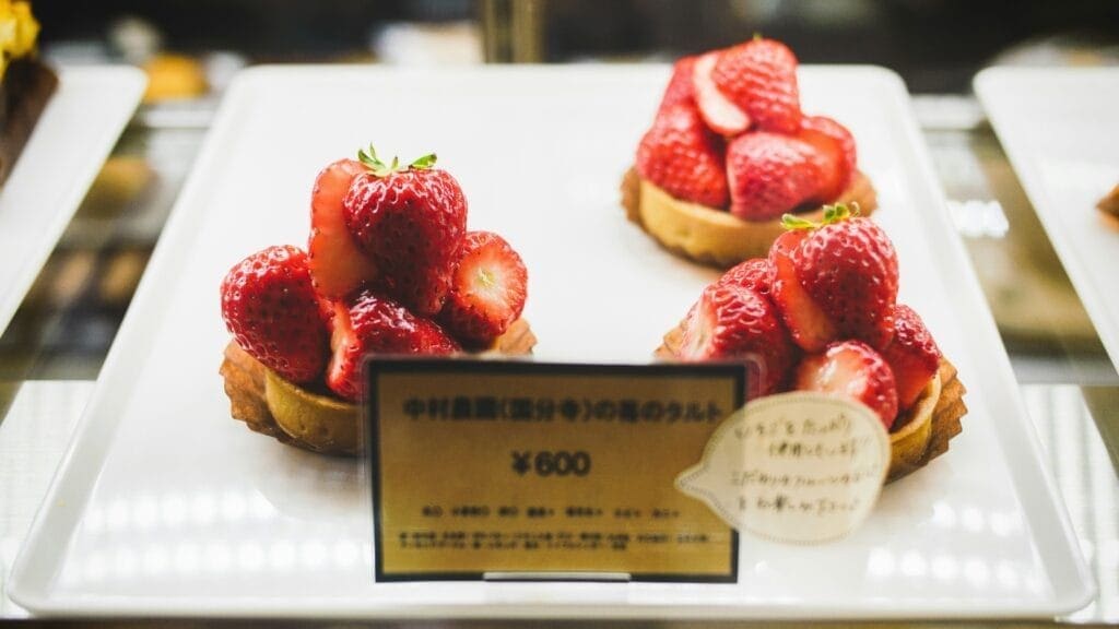 Food denominated in Japanese Yen